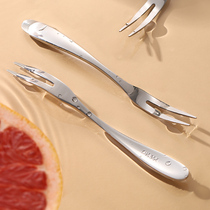 Residence small 2 304 stainless steel fork fruit fork small lavish home fruit sign fruit insert swan base fork suit