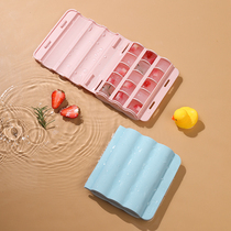 Home Small Two Silica Gel Ice Frozen Ice Cubes Molds Ice Box Mesh Red Creativity Large Capacity Fridge Sharper quick-freeze theorizer