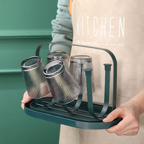 Home Small Two Light Lavish Creative Water Cup Rack Home Living Room Tea Cup Rack Cup Drain Shelving Shelf Tray Reverse Hanging Shelf