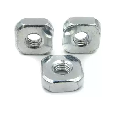 Square nut Square galvanized square nut Square four-corner nut Chamfer M3M4 M5M6 M8 M10M12