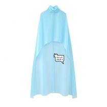 European and American style ladies new summer chiffon short front and long back sleeveless shawl photo studio shooting props clothing sun protection shawl