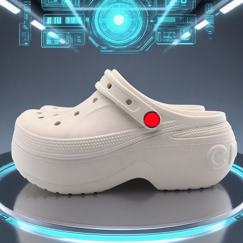 Bella Clogs for Women, Summer Non-Slip, Wear-Resistant, Thick-Soled, Height-Increasing, Closed-Toe Slippers, Beach Shoes, Eva Sandals