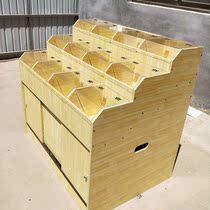 Supermarket rice warehouse rice noodle shelf rice grain bucket rice noodle cabinet grain cabinet dried fruit bulk container grain shelf