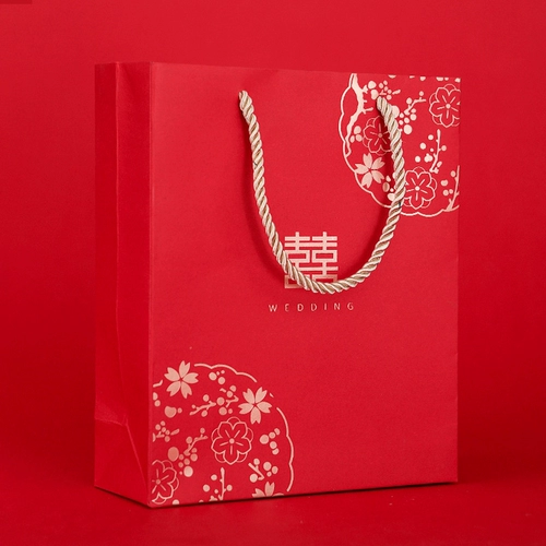 Высшая рука -Свадебная свадебная свадебная свадебная подарочная сумка творческая высокая -горячая пакетная сумка в Бриллоне в китайском стиле подарочный пакет