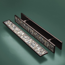 Natural shell stainless steel glass door handle luxury hotel Villa push-pull solid wood large door handle exclusive customization