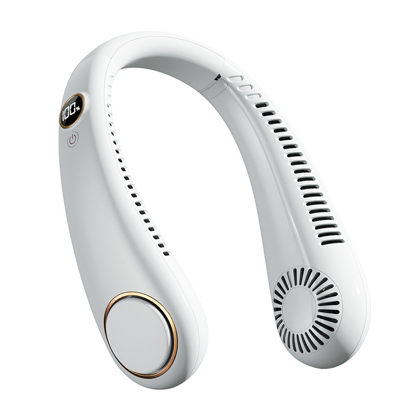 2024新款挂脖风扇超长续航静音脖挂式电风扇挂在脖子上的小型儿童小风扇挂脖子便携式男生便携挂脖式制冷空调