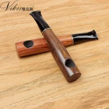 Vikss Ebony Cigar Cigar Buckar Portable 9mm -элемент фильтра