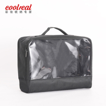 Makeup artist with makeup headgear storage bag Large capacity bride Xiuhe makeup tool storage bag curly hair stick cosmetic bag