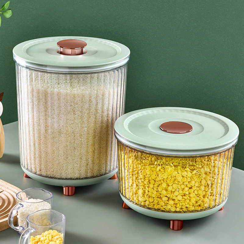 Clothing Rice Barrel Home Anti-Insect Damp Seal Rice Cylinder Rice Box Discharge Rice Noodle Storage Container Rice Containing Box Thickened