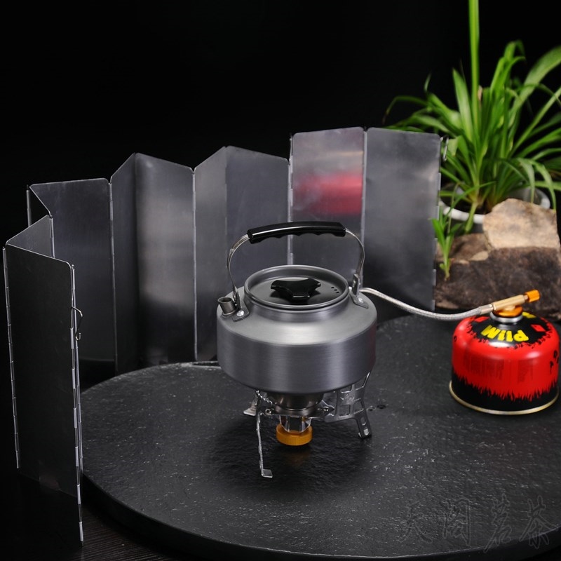 Outdoor Kung Fu Tea Accessories Wind Shield Screen Type Windproof plate with 12 large number of large portable burning water