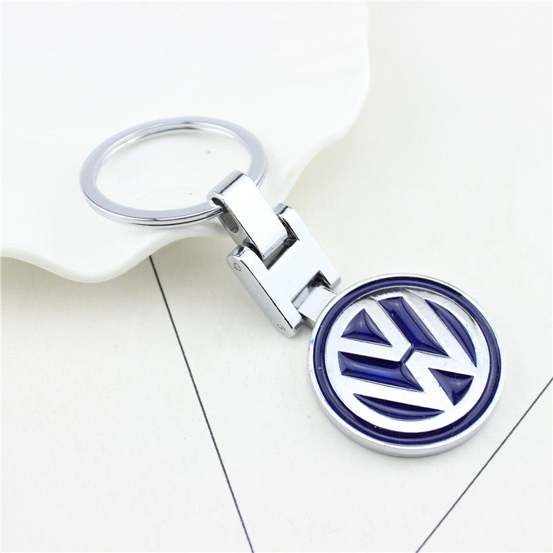 Suitable for the new Longyi Fox CC Tiguan L Bao to speed Tengteda Golf Car logo Key buckle pendant