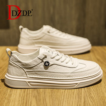 Men Shoes 2022 New Tide Spring Little White Shoes Men 100 Hitch Sports Youth Shoes Korean Version Breathable Casual Board Shoes