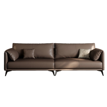 Hengsheng office sofa high-end business boss reception room reception modern office simple coffee table combination set