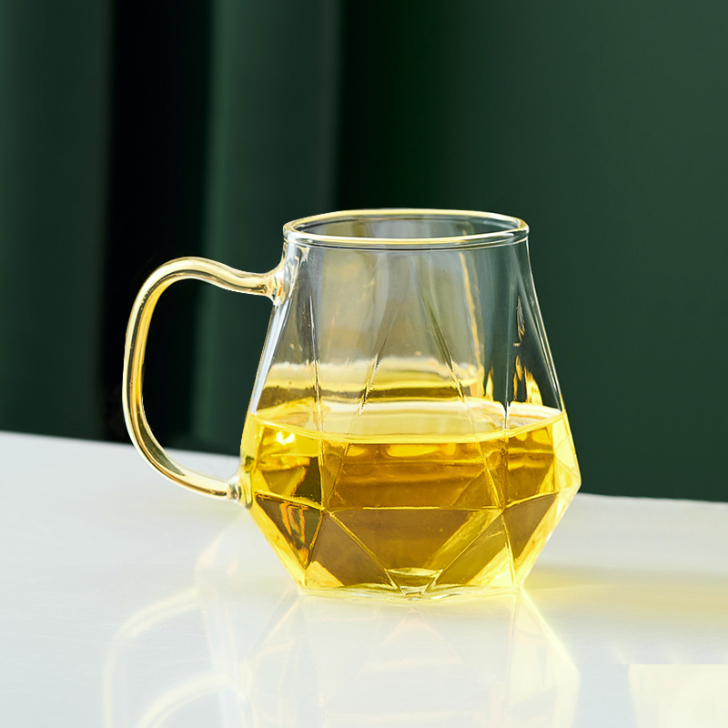 Xiangyun Ruiqi teacup household heat-resistant hammer pattern tea cup handmade small teacup glass water cup