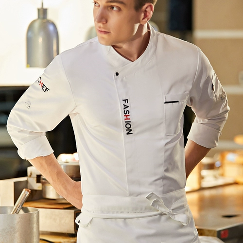 Отель кухня шеф-повар рабочая одежда с коротким рукавом мужчина летний ресторан Hot Pot Ресторан белый шеф-повар
