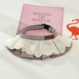 Волнистый слюнявчик, шарф, нагрудник, кружевной милый аксессуар для принцессы