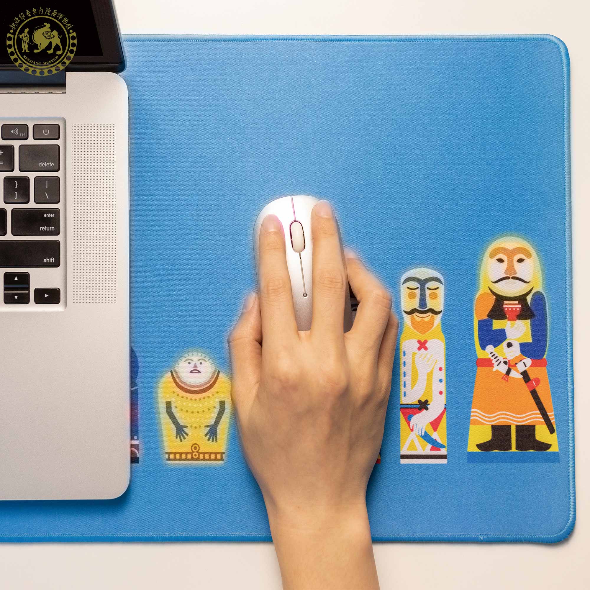 Xinjiang Museum Grassland Stone People Anti-slip Mouse Mouse Mouse Mouse Mouse Mouse Mouse Mouse Birthday Gift for Girls and Girls Gift-Taobao