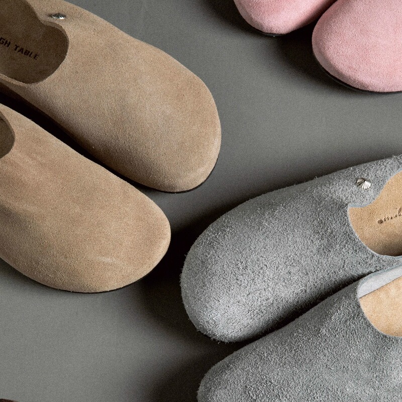 Limited Edition/Vowprogress X Hightable High Gloss Suede Leather Mule Birkenstock-Style Versatile Slippers Limited Edition/Vowprogress X Hightable High Gloss Suede Leather Mule Birkenstock-Style Versatile Slippers