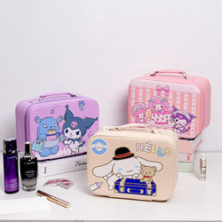 pacity, portable Sanrio makeup box, makeup Guka storage box