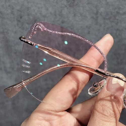 Женские ушные очки женская миопия может быть оснащена определенной степенью безрассудного обесцвечивания корейское издание Tide Big Face Net Red Light Mircor