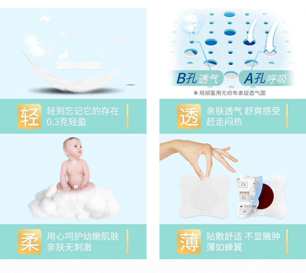 浔药 儿童远红外咳喘化痰贴 三甲医院同款 8片 图6