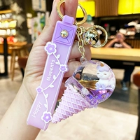 Фиолетовый единорог с мороженым