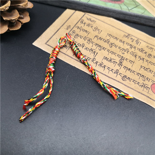 6CM Monastery Master's handmade five-color diamond knot (fifo unit price) - Taobao