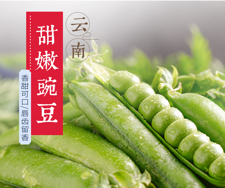 新鲜带壳豌豆荚 现摘现发 6斤 图1