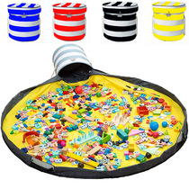 Baby toys quick storage bag Corset mouth printing beach finishing childrens toys storage bucket bag storage pad large