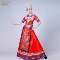 Красная юбка ручной работы, аксессуар для волос