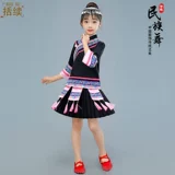 Служба исполнения этнических меньшинств детских меньшинств маленькие дети и девочки Miao People и Yi People Dance, Tujia Family, Naxi, Performance