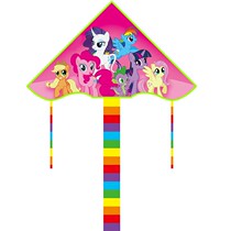 Pony Polly Kite Spring Cartoon Large Breeze Easy to Fly 100m Flying Line Children Large Stickers