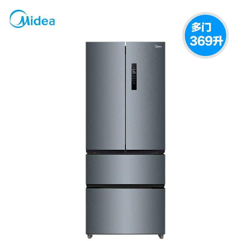 Midea / Midea BCD-369WFPZM (E) / 401/402 tủ lạnh gia đình biến tần bốn cửa không đóng băng nhiều lần mở - Tủ lạnh