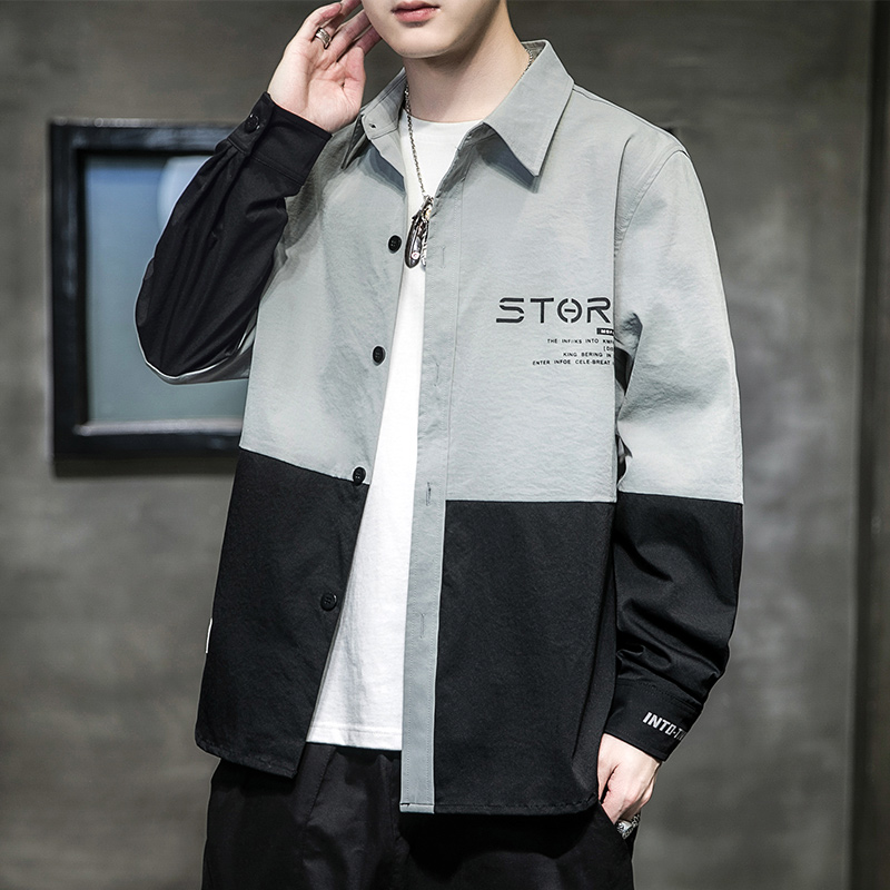 Great God's recommendation > Fast delivery > Shirt men's long-sleeved spring and autumn new Korean version of the trendy and handsome casual jacket