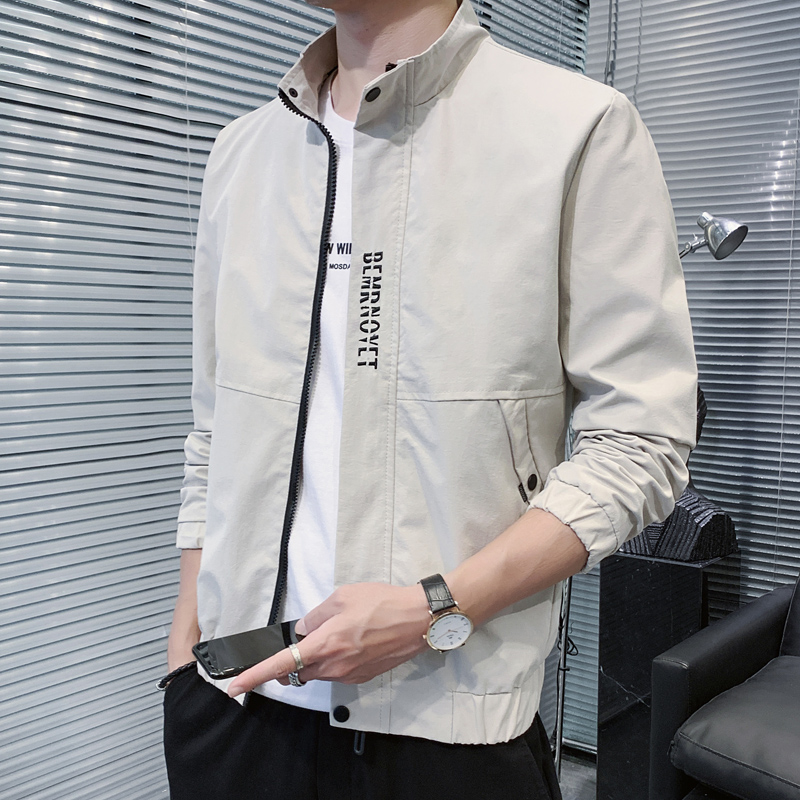 Great God's recommendation > Fast delivery > Jacket men's spring and autumn new Korean version of the handsome student jacket on the tide