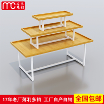 Mingchuang Youpin shelf side cabinet Cosmetics mother and baby shop Toy clothing store Nakajima pile head cabinet Three-story water table