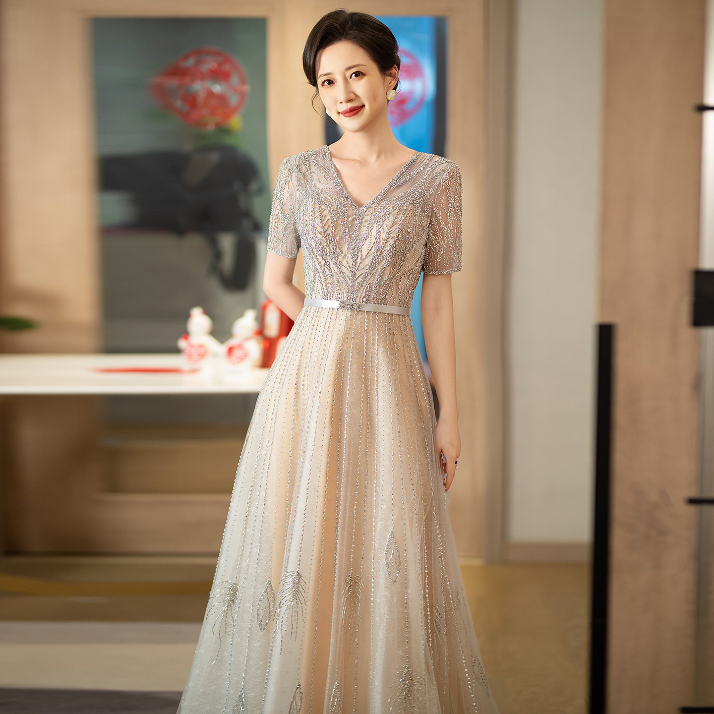 🌟婚礼妈妈装&生日宴会首选!轻奢小众晚礼服,让你成为全场焦点!🌟-礼服-淘宝好物网