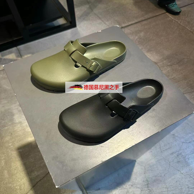 Explore the Eva Birkenstock Shoes, Closed-Toe Half-Slippers, Waterproof Beach Slippers, Unisex Slip-On Lazy Shoes, Boston
