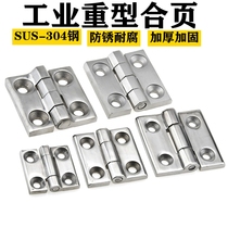 304 stainless steel hinge hinge thickened hinge Mini miniature folding flat open 1 inch small hinge hardware accessories