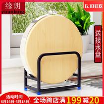 Stainless steel chopping rack household kitchen shelf cutting board bracket floor pan cover rack chopping board holder chopping stand