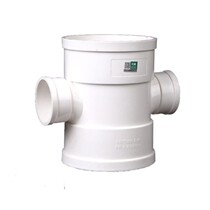 PVC plastic cross plane four-way joint drain pipe sewer fittings 50 75 110 160