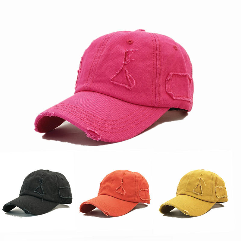 Cap children Duck Tongue Cap Ins Chauded with a small Korean version of the Tide 100 Ride summer Little crowdbreaking Hole Baseball Cap Sunboy