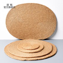 Linen Dining Mat Large Saucepan Mat home Anti-heat cushion Dish Mat CUSHION HEAT INSULATION PAD ANTI-BURN CUSHION BOWL MAT DINNER PLATE MAT