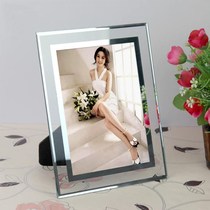 Photo Print Plus Photo Frame Pendulum Table Delicacy With Print Photo Nordic Wind Swing Desktop Small Clear New Crystal ten Inch