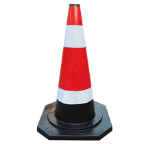 Roadblock cone 70cm rubber road cone reflective cone bucket road isolation warning cone ice cream bucket prohibited parking cone