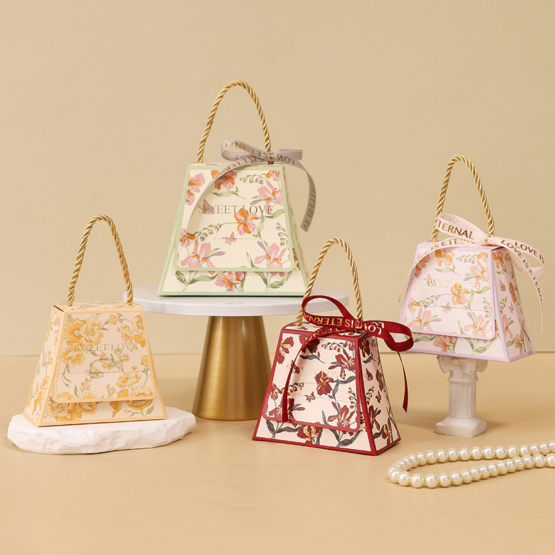 Sugar Box Wedding Happy Sugar Box 2023 New Happy Sugary Bags Advanced Senses Creative Wedding Small Crowdcandy Gift Box Empty Box-Taobao