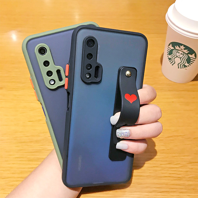 Suitable for Huawei nova6 mobile phone protection shell 5G version nova6se silicone gel soft anti-fall nove6 full-pack lens 4G female minimis frosted transparent housing net red tide Loving Wrist Brace