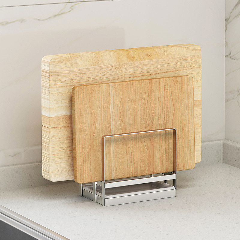 304 stainless steel cutting plate cabinet cabinet double - grid kitchen shelf receiver frame