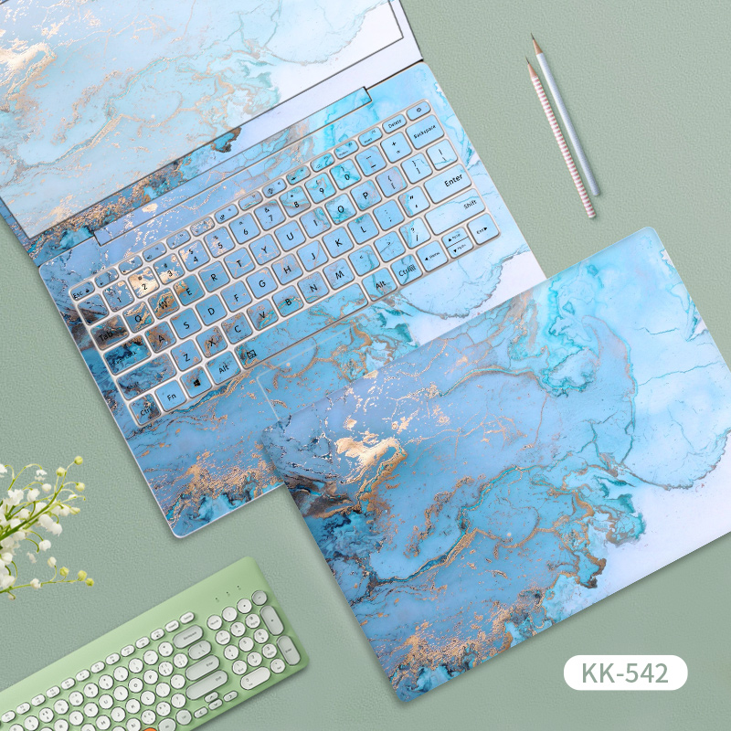 大理石の質感のコンピュータステッカーは、Lenovo Xiaoxin air14ノートブックpro16 HP Dell G15シェルフィルム15.6インチHuawei matebook14 soins windy y9000pに適しています