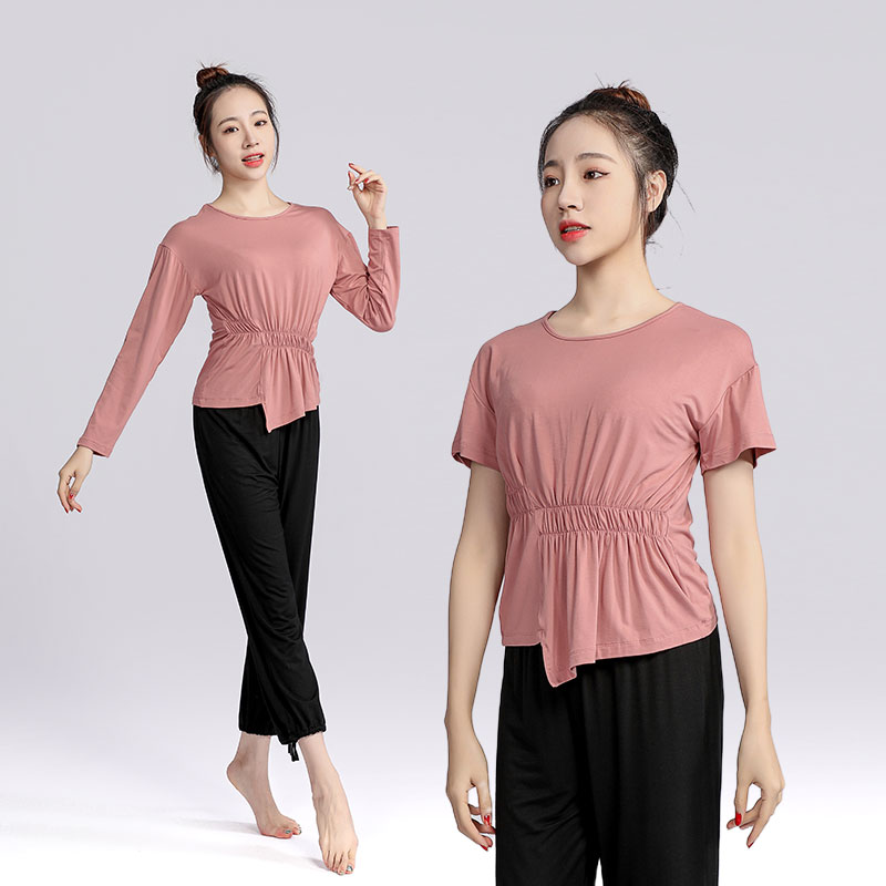 Modern Dance Costume Superior Town Fixed Slim Modale Art Examination Form Dance Set Black